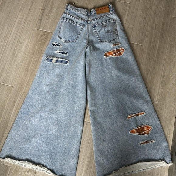 Marni mohair patch jeans - Picture 2 of 9